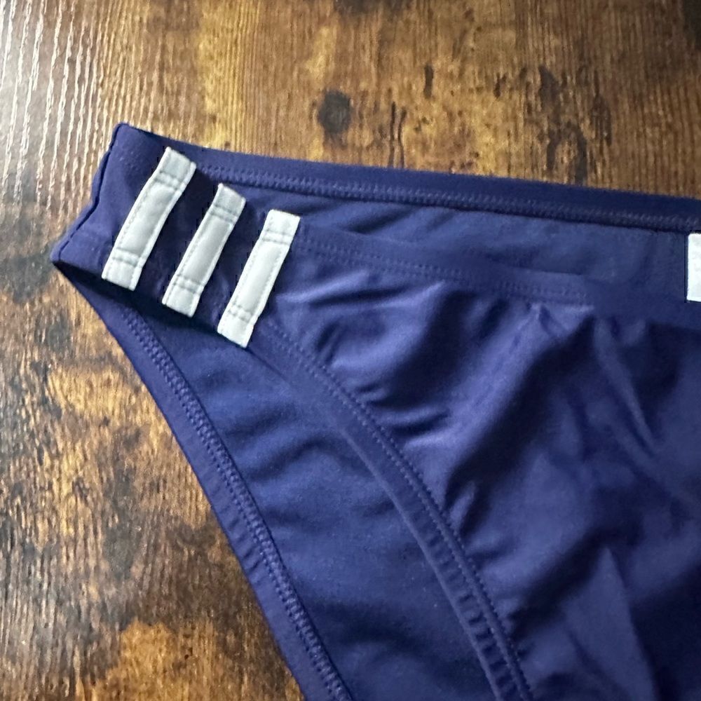 Adidas Navy Blue Bikini Bottom Size L - Picture 3 of 5